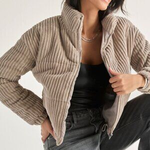 Cindy Corduroy Puffer Jacket